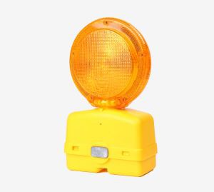 Luces de advertencia intermitentes amarillas