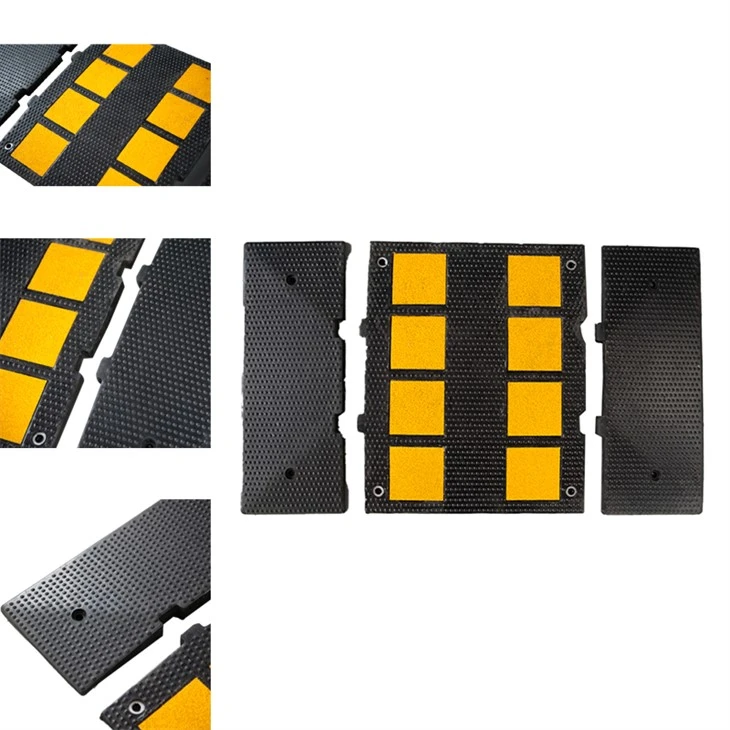 Professional Manufacture Wholesale Rubber Cable Road Speed Hump For Outdoor